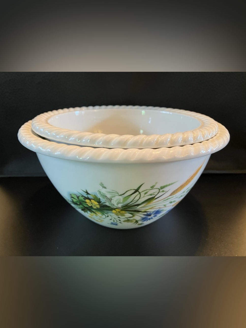 Nesting Pillivuyt Porcelain Bowl Set